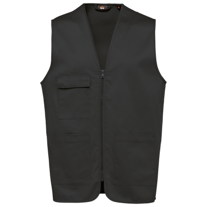 Chaleco polialgodón multibolsillos - Unisex