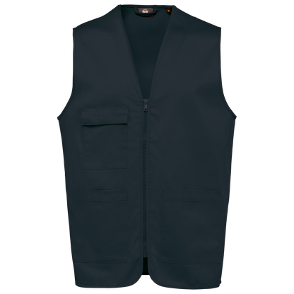Chaleco polialgodón multibolsillos - Unisex