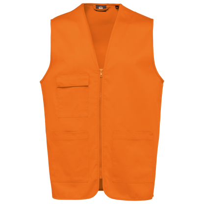 Chaleco polialgodón multibolsillos - Unisex