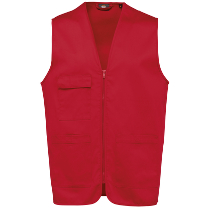 Chaleco polialgodón multibolsillos - Unisex