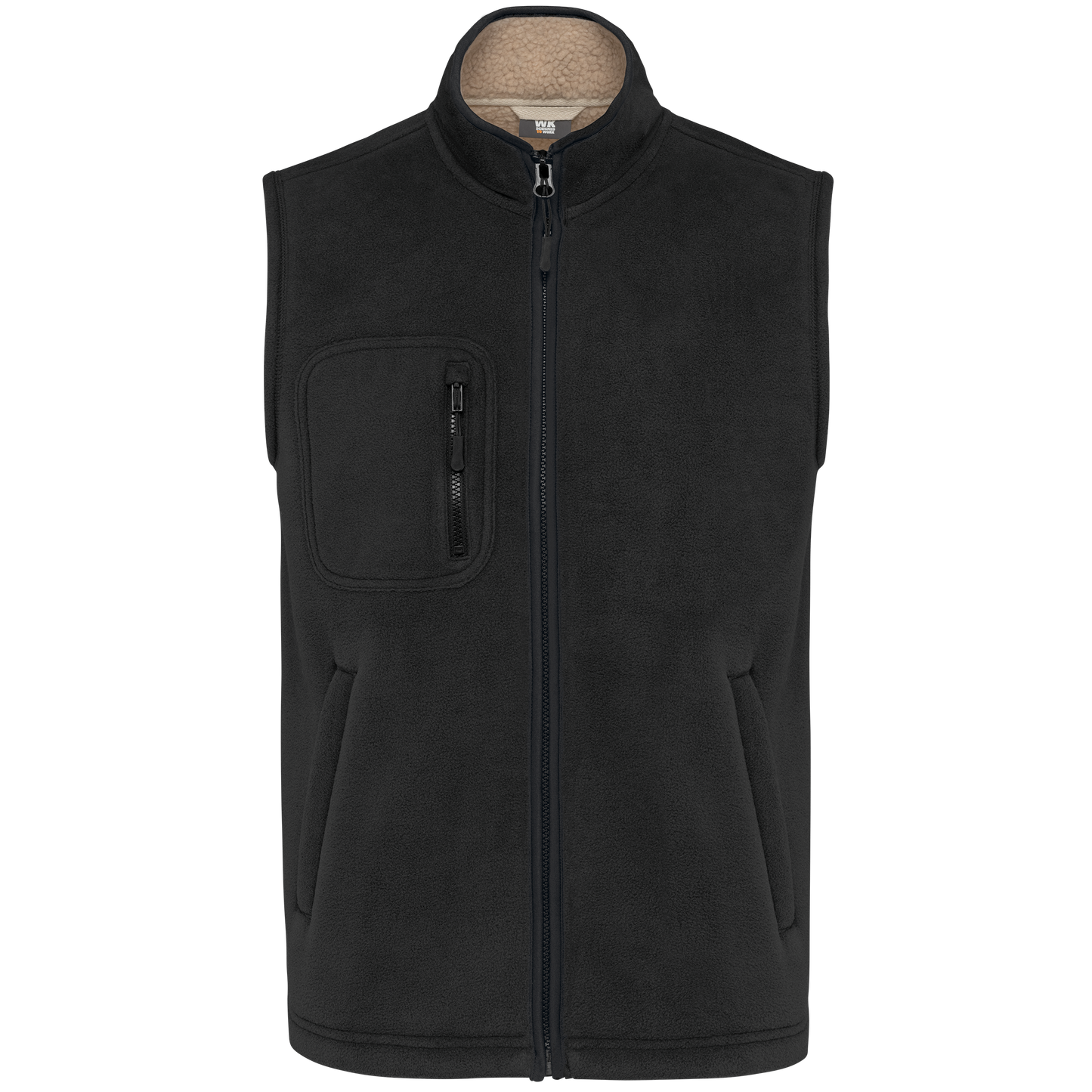 Chaleco polar con interior de sherpa unisex