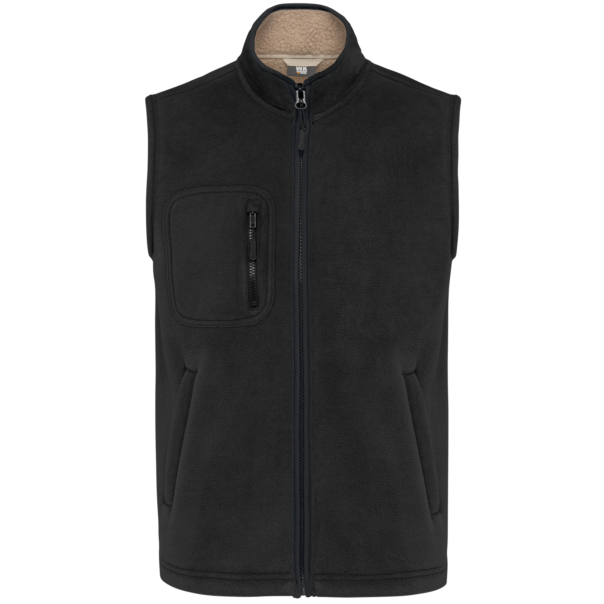 Chaleco polar con interior de sherpa unisex