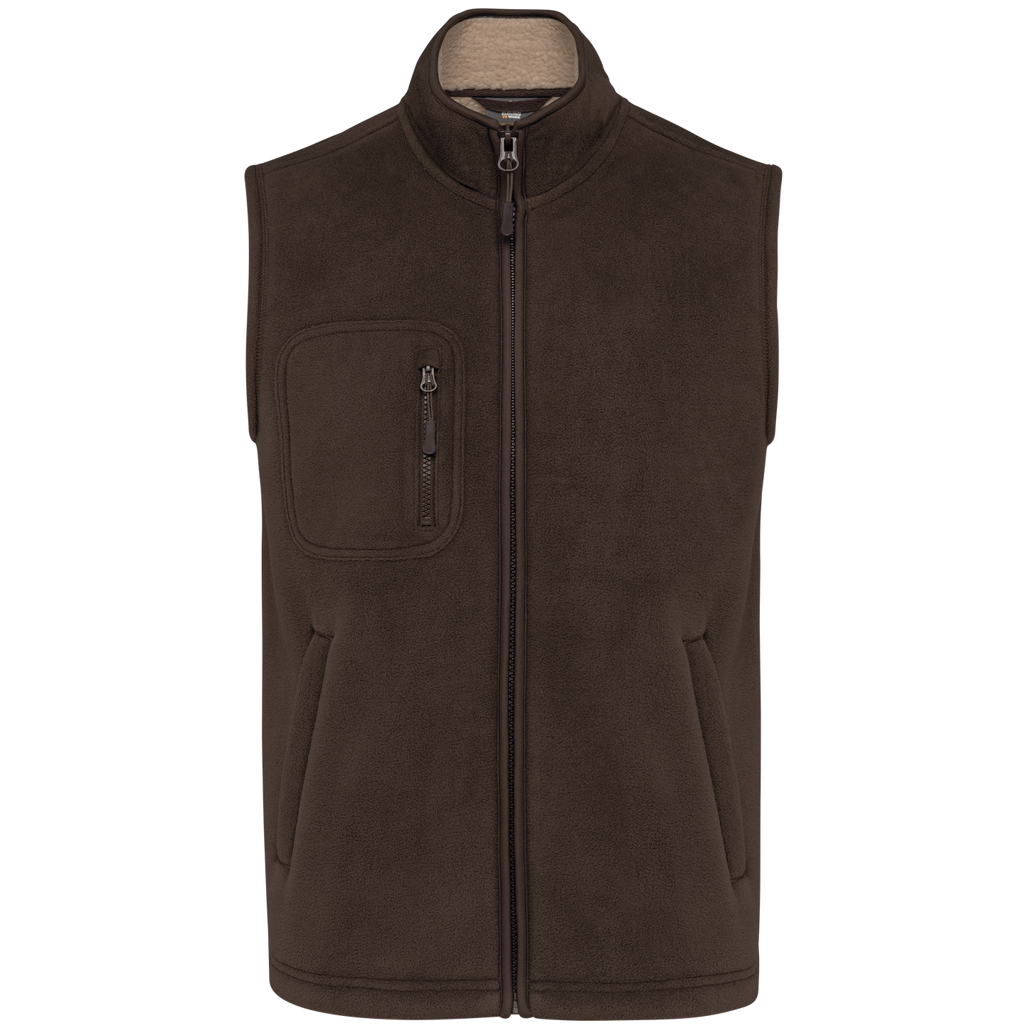 Chaleco polar con interior de sherpa unisex