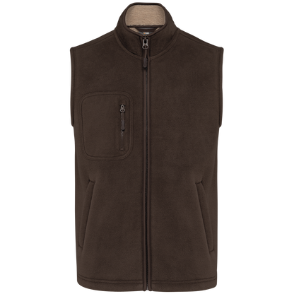 Chaleco polar con interior de sherpa unisex