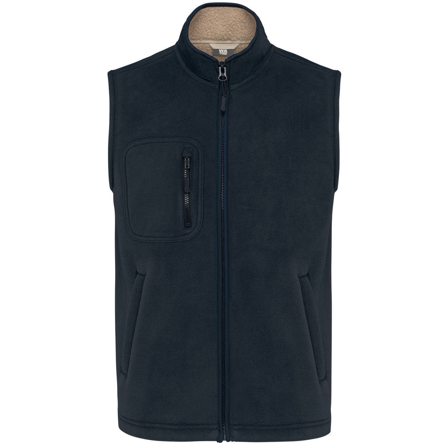 Chaleco polar con interior de sherpa unisex