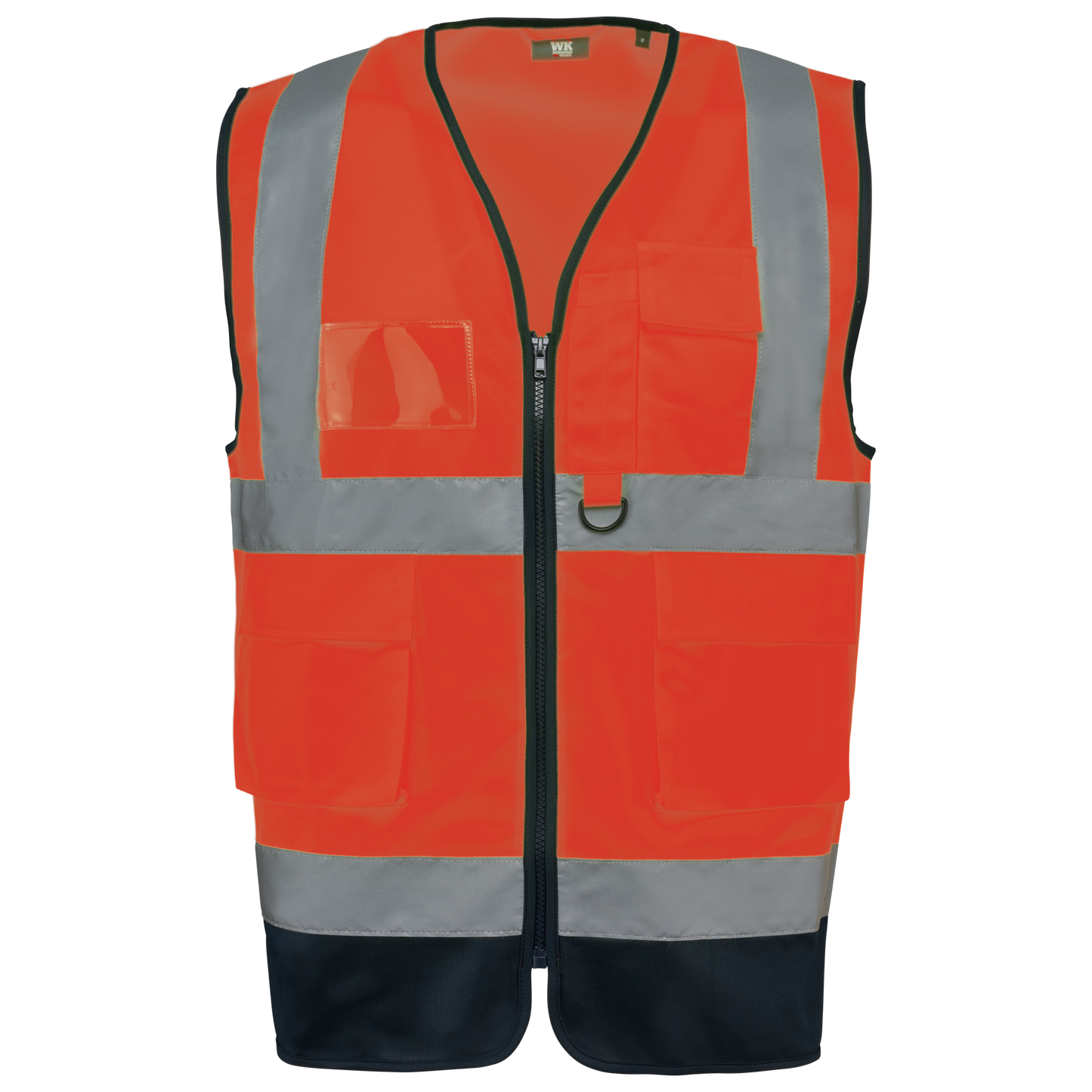 Chaleco de seguridad alta visibilidad reciclado con cremallera unisex