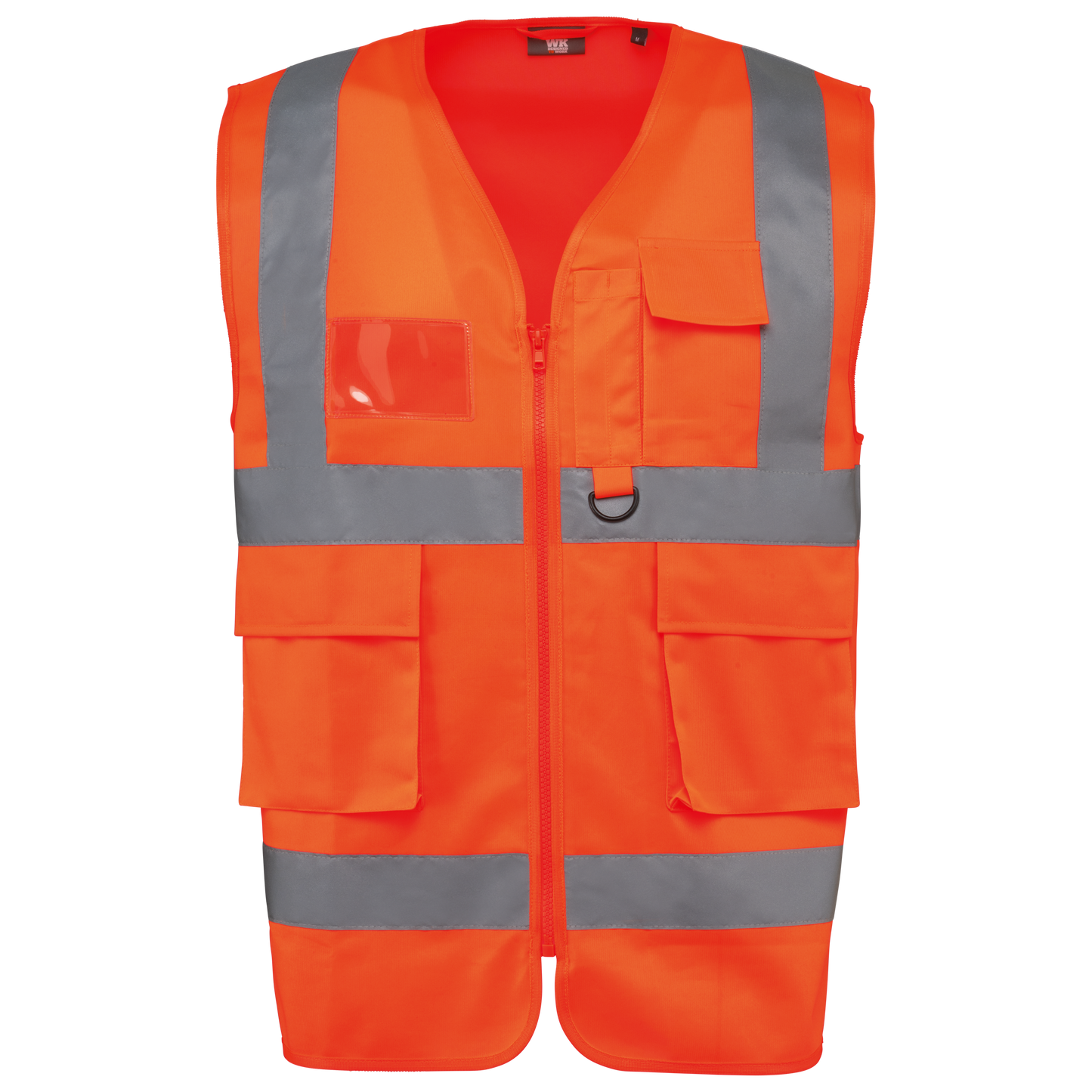 Chaleco de seguridad alta visibilidad reciclado con cremallera unisex