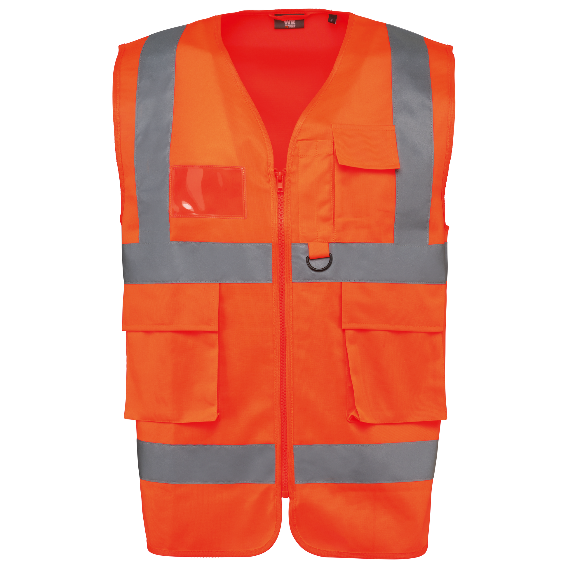 Chaleco de seguridad alta visibilidad reciclado con cremallera unisex