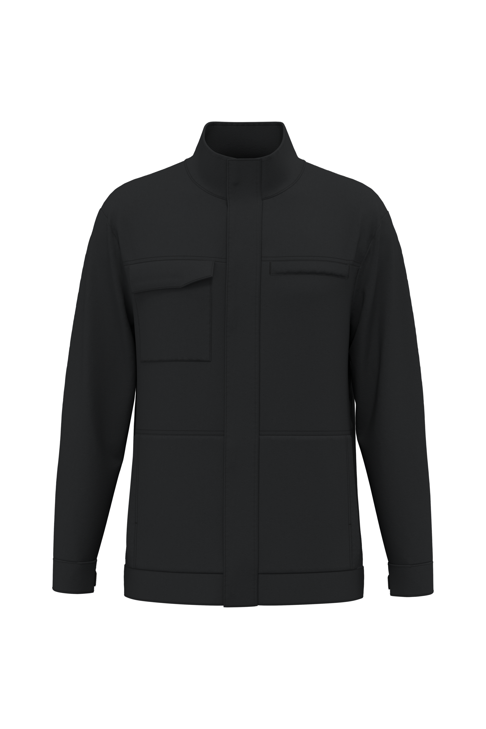 Chaqueta de trabajo sin metal unisex