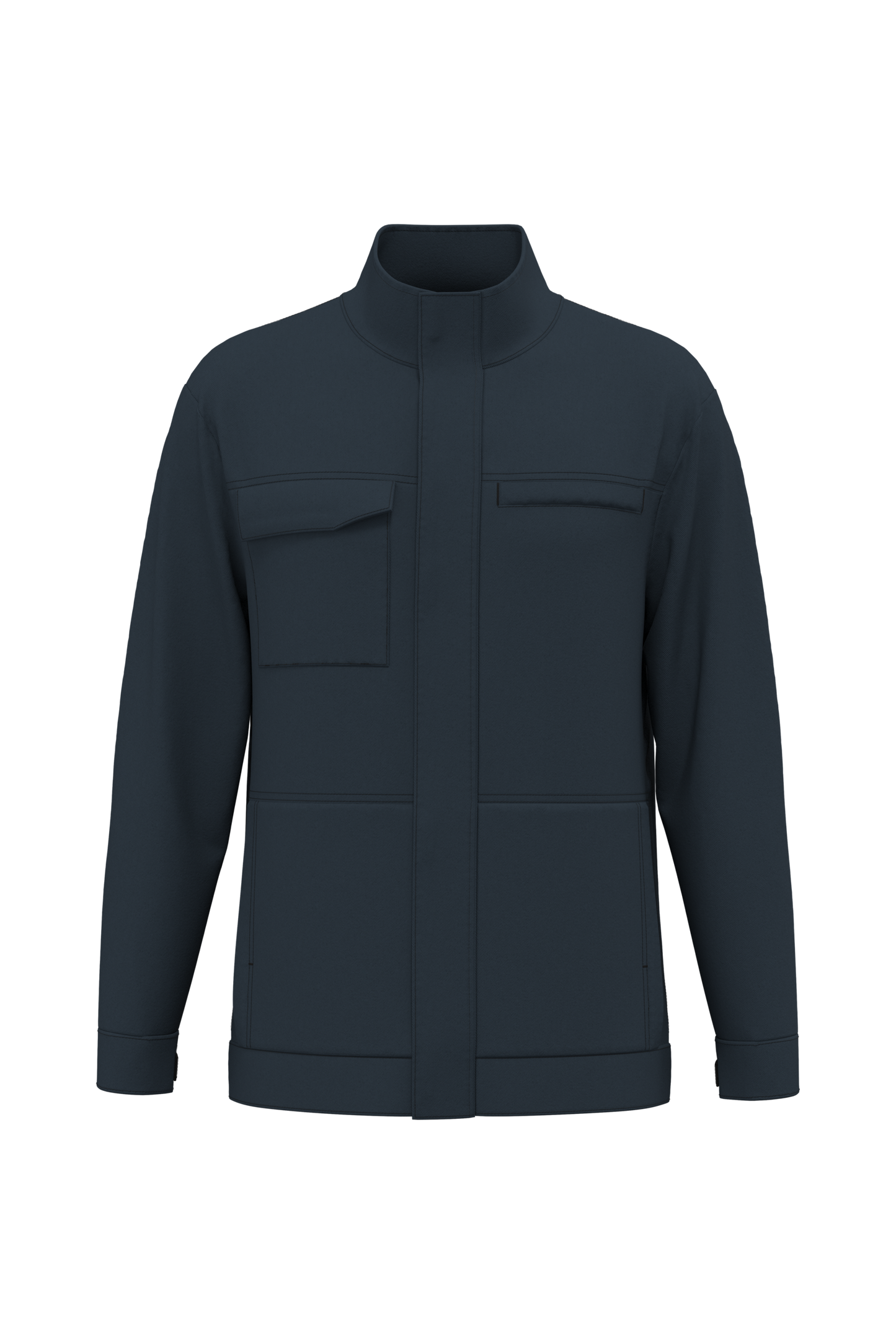 Chaqueta de trabajo sin metal unisex