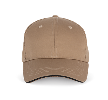 Gorra sandwich contrastado 6 paneles