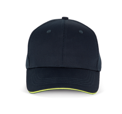 Gorra sandwich contrastado 6 paneles
