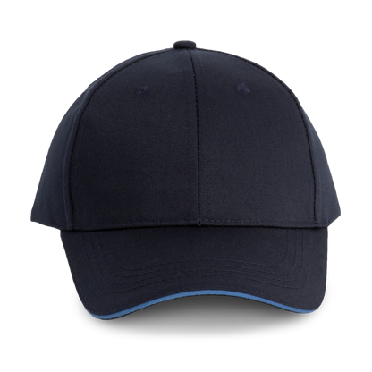 Gorra sandwich contrastado 6 paneles