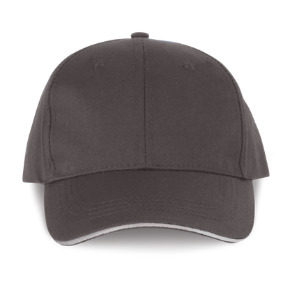 Gorra sandwich contrastado 6 paneles