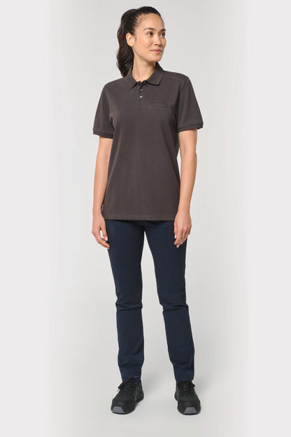 Polo ecorresponsable con bolsillo en el pecho unisex