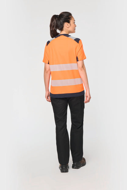 Camiseta de seguridad reciclada manga corta unisex