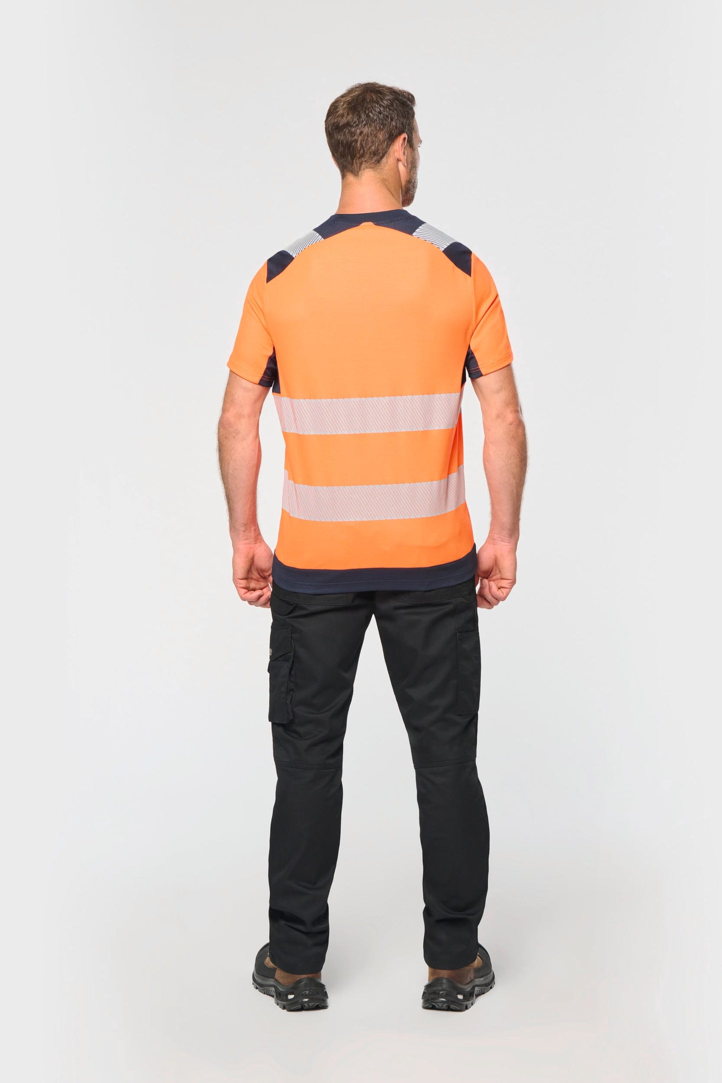 Camiseta de seguridad reciclada manga corta unisex