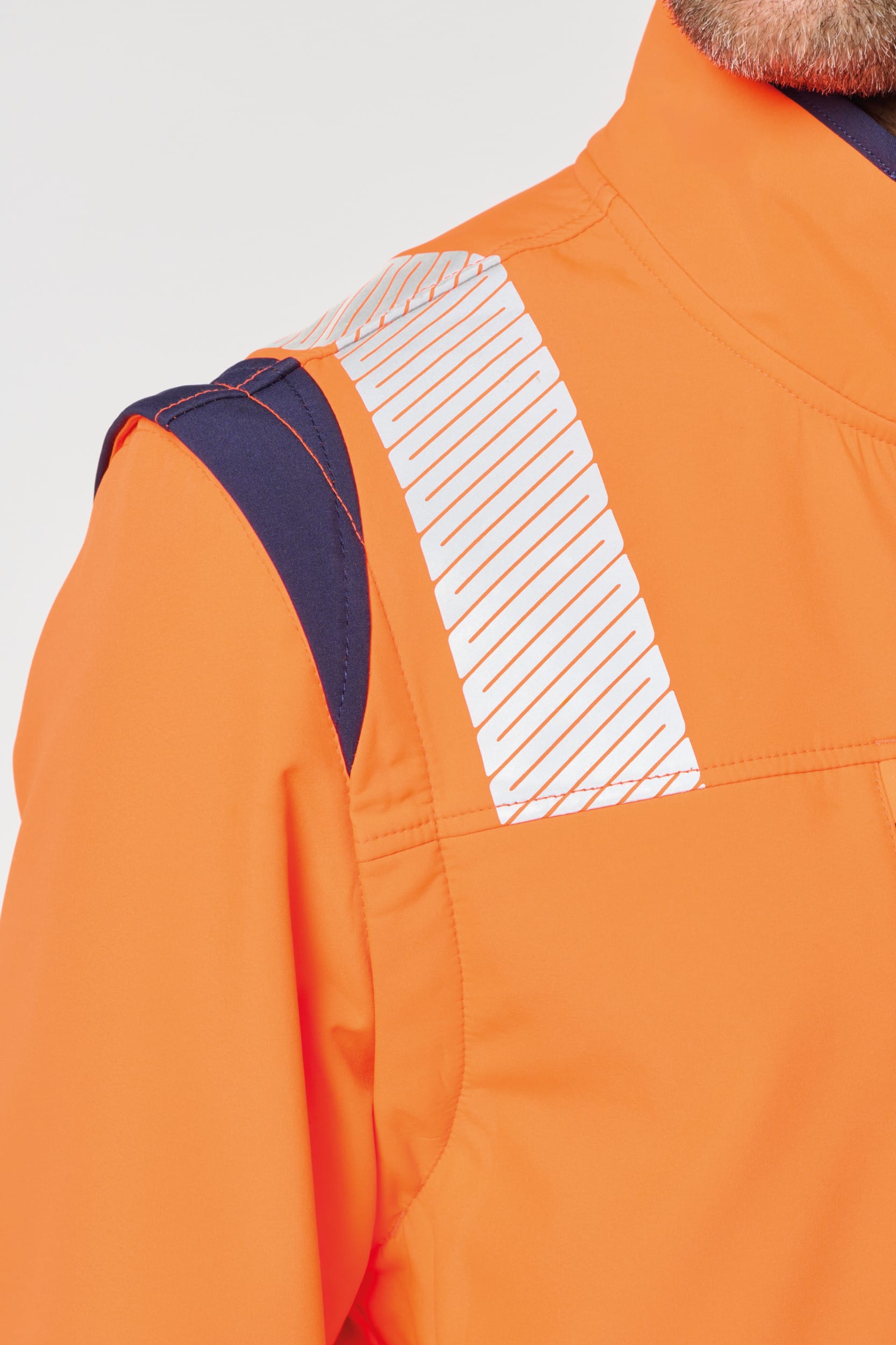 Chaqueta softshell de seguridad reciclada con mangas amovibles unisex