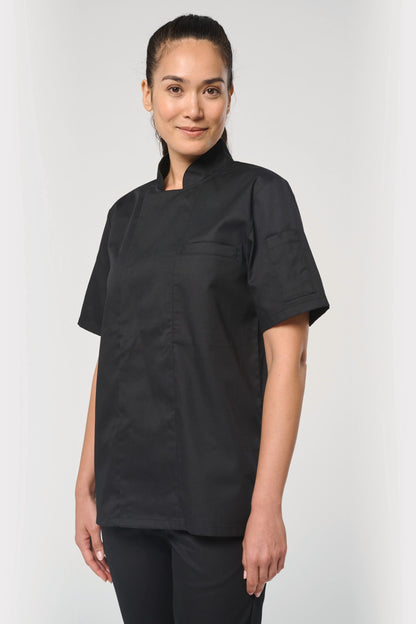 Chaqueta de cocina ecorresponsable de manga corta unisex