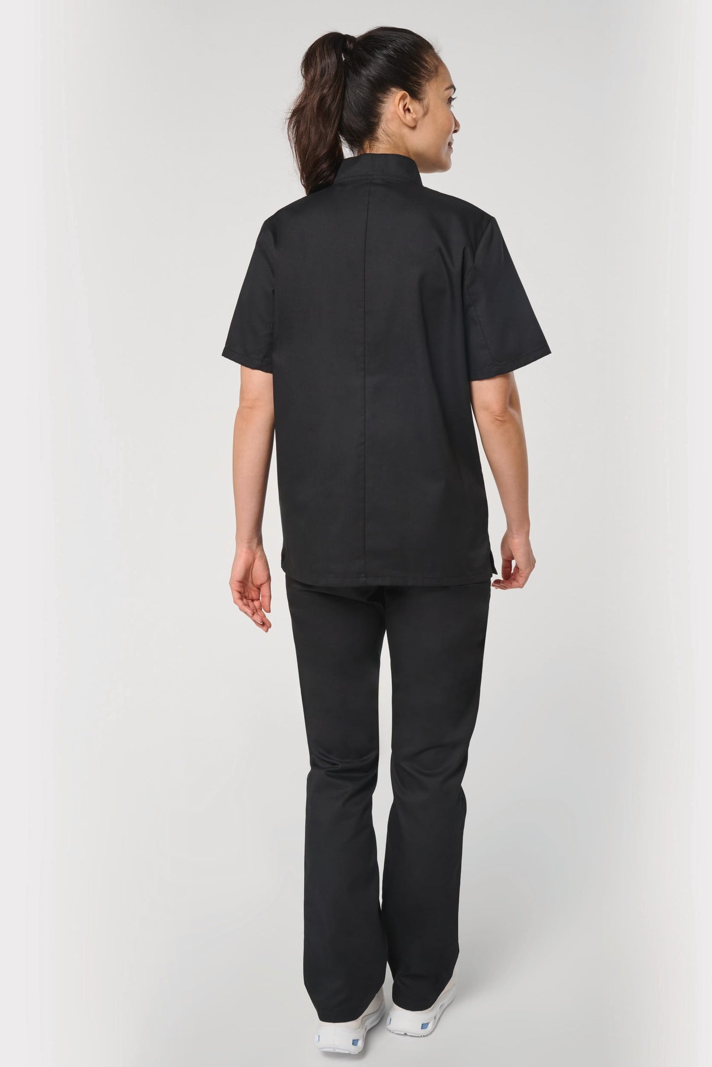 Chaqueta de cocina ecorresponsable de manga corta unisex