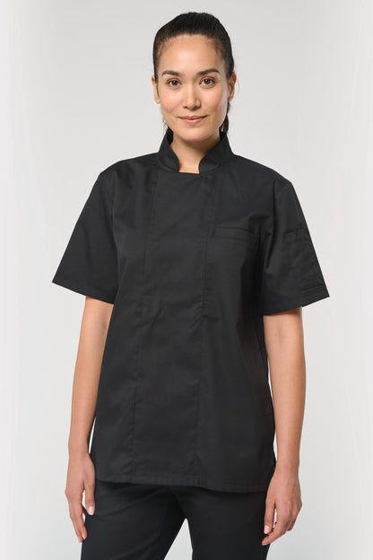 Chaqueta de cocina ecorresponsable de manga corta unisex
