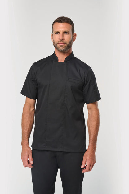 Chaqueta de cocina ecorresponsable de manga corta unisex