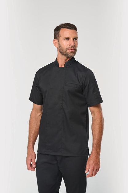 Chaqueta de cocina ecorresponsable de manga corta unisex