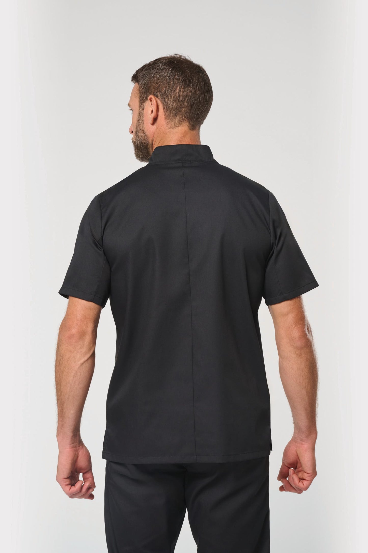 Chaqueta de cocina ecorresponsable de manga corta unisex