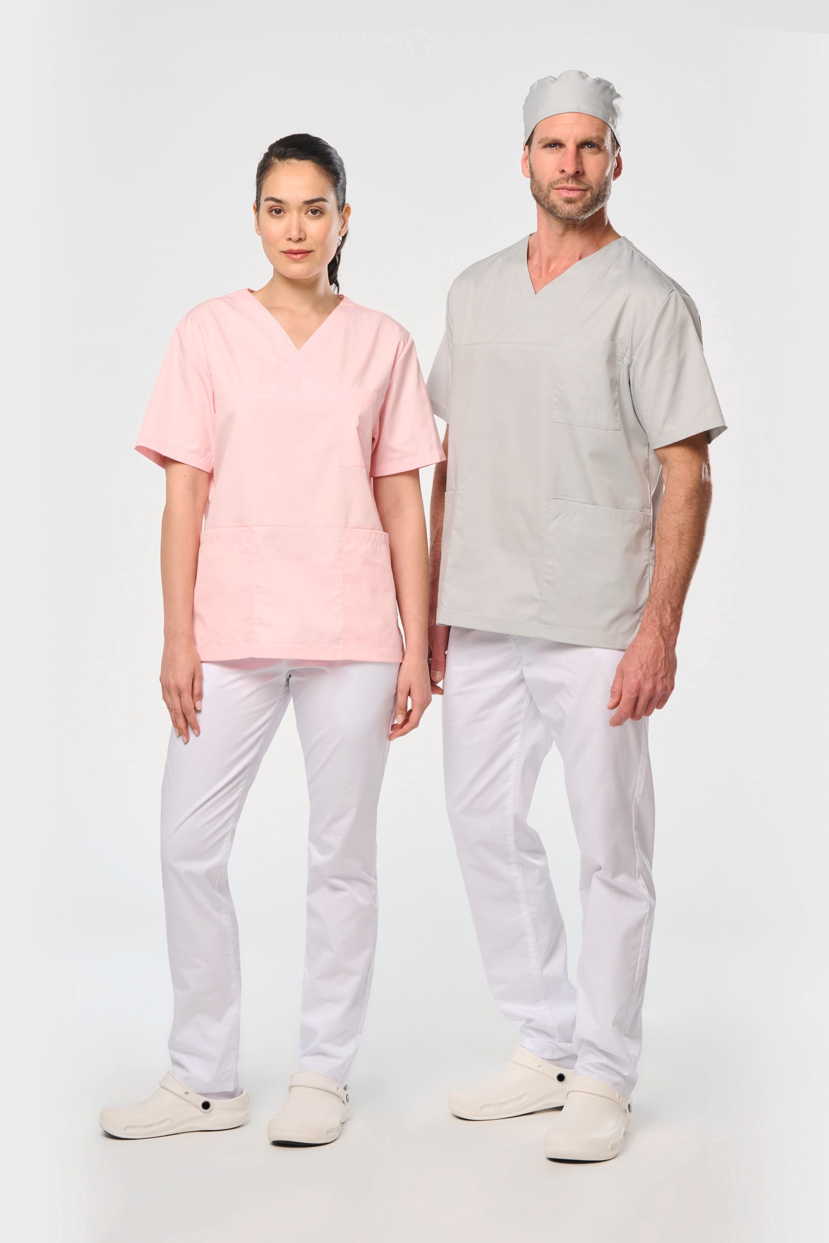 Casaca polialgodón manga corta – Unisex