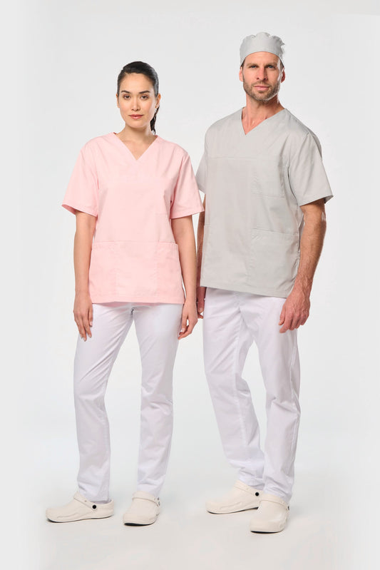 Casaca polialgodón manga corta – Unisex