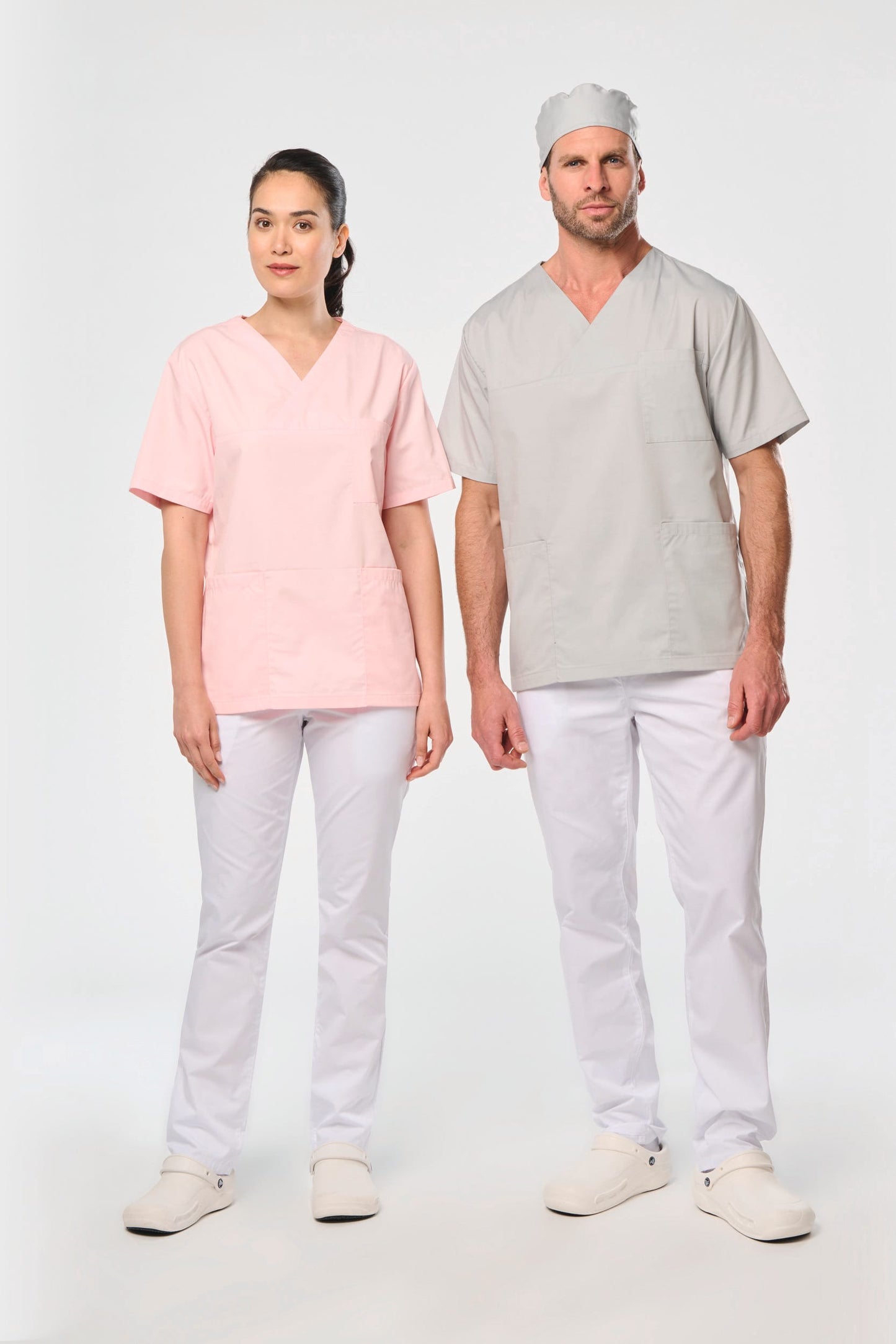Casaca polialgodón manga corta – Unisex