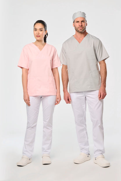 Casaca polialgodón manga corta – Unisex
