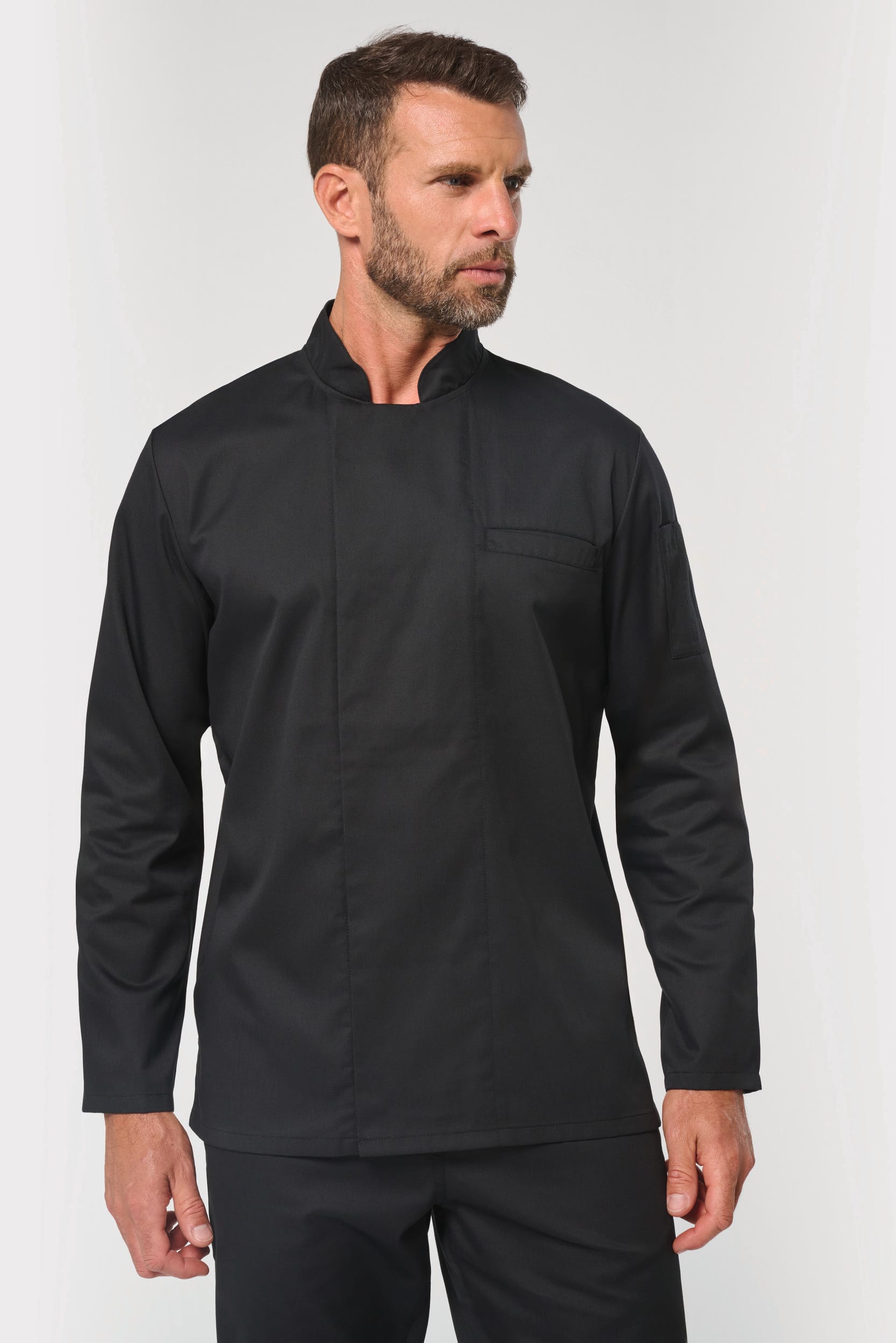 Chaqueta de cocina ecorresponsable de manga larga unisex