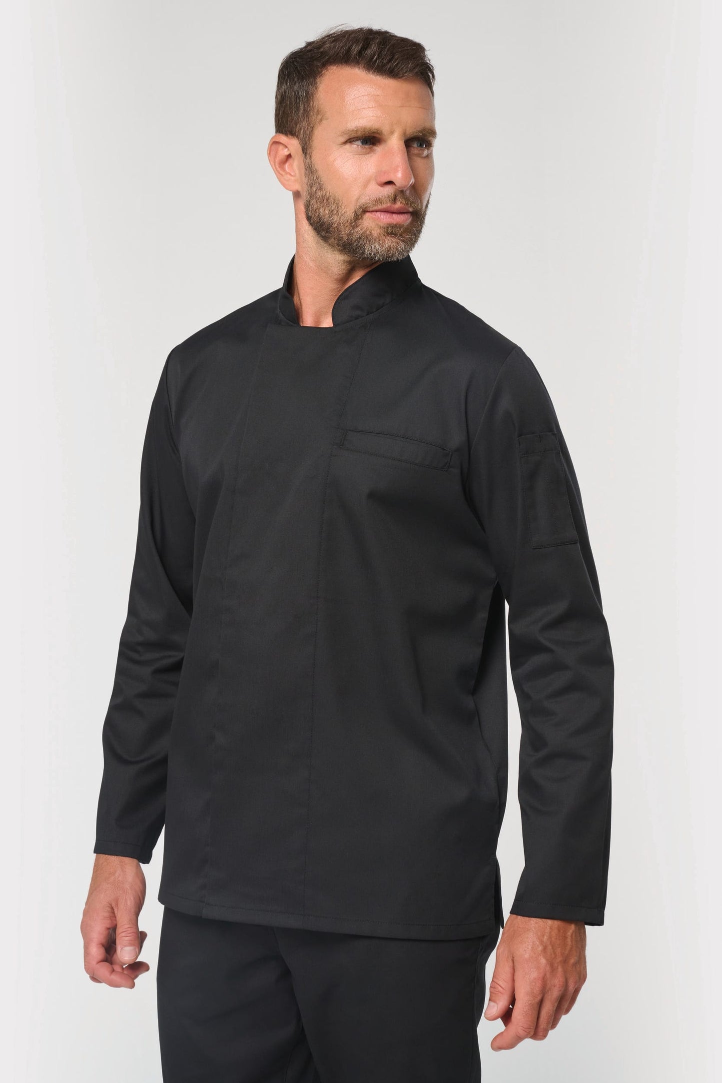 Chaqueta de cocina ecorresponsable de manga larga unisex