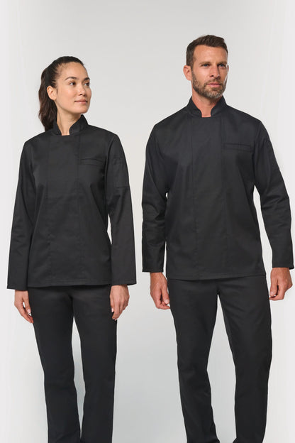 Chaqueta de cocina ecorresponsable de manga larga unisex