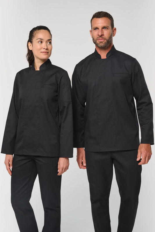 Chaqueta de cocina ecorresponsable de manga larga unisex