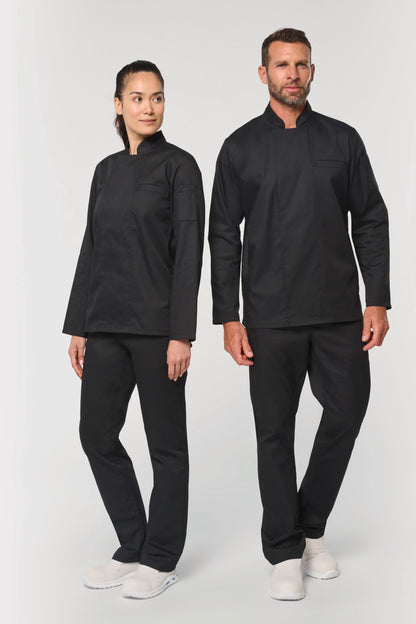 Chaqueta de cocina ecorresponsable de manga larga unisex