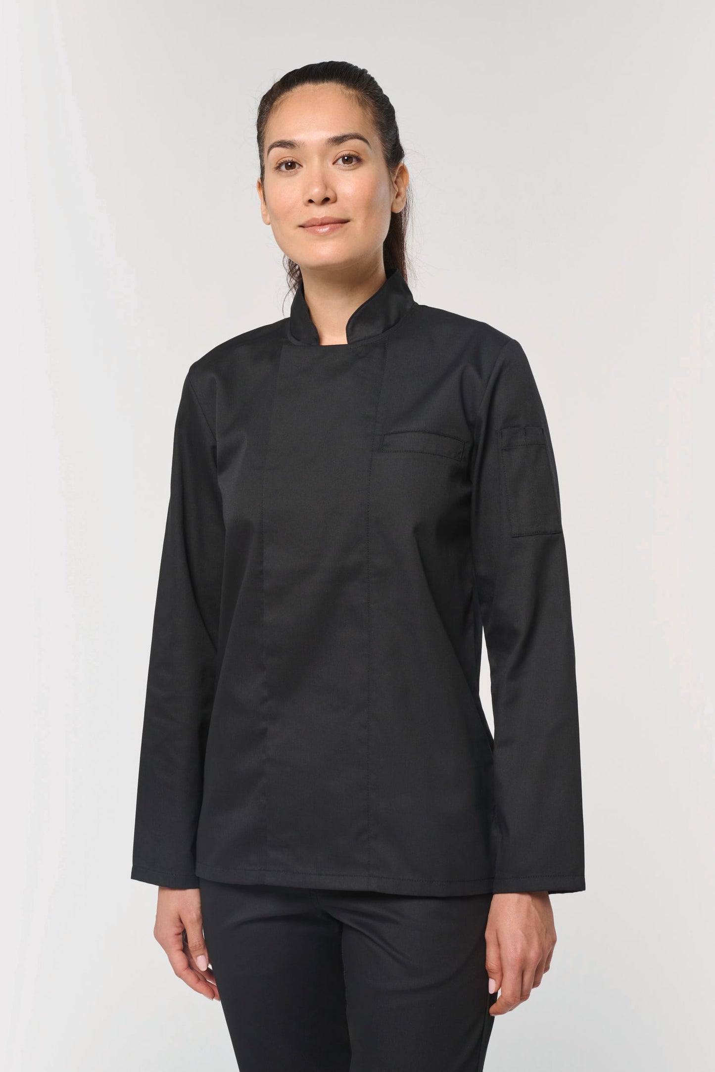 Chaqueta de cocina ecorresponsable de manga larga unisex