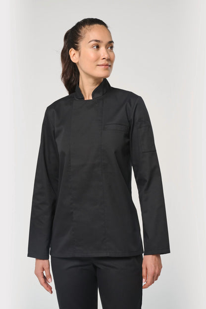 Chaqueta de cocina ecorresponsable de manga larga unisex