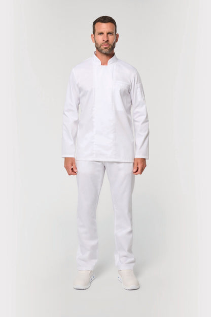 Chaqueta de cocina ecorresponsable y transpirable de manga larga unisex