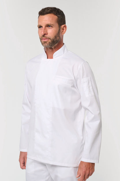 Chaqueta de cocina ecorresponsable y transpirable de manga larga unisex