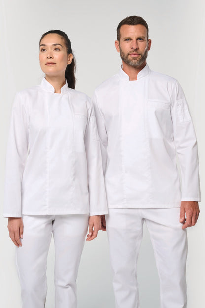 Chaqueta de cocina ecorresponsable y transpirable de manga larga unisex