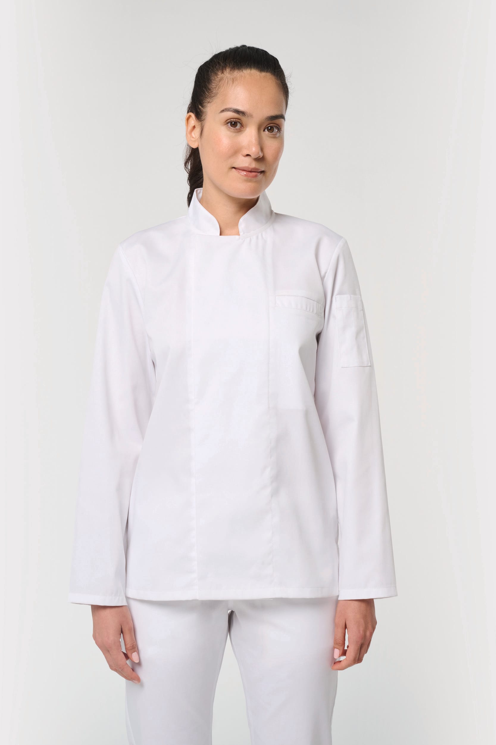 Chaqueta de cocina ecorresponsable y transpirable de manga larga unisex