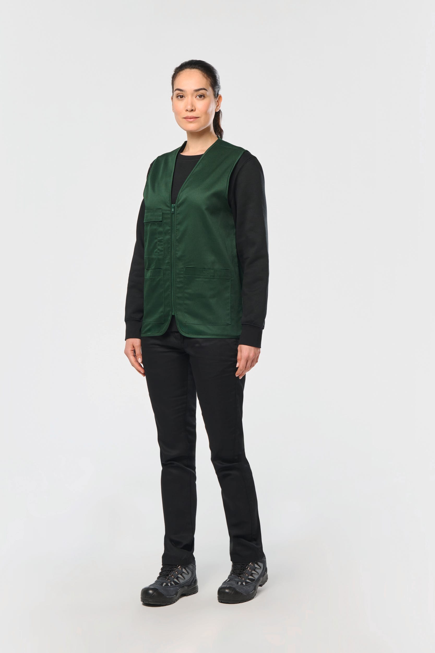 Chaleco polialgodón multibolsillos - Unisex
