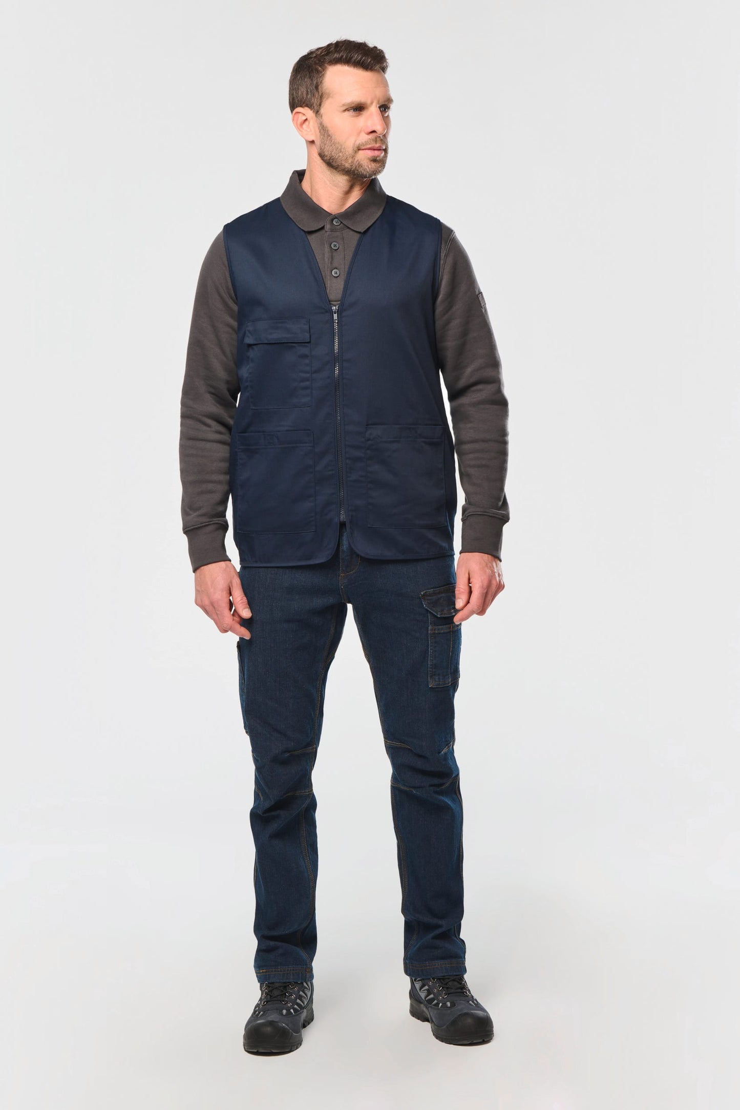 Chaleco polialgodón multibolsillos - Unisex