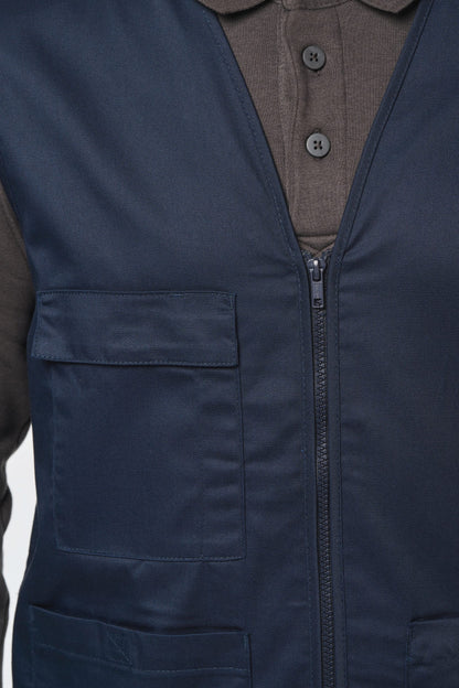 Chaleco polialgodón multibolsillos - Unisex