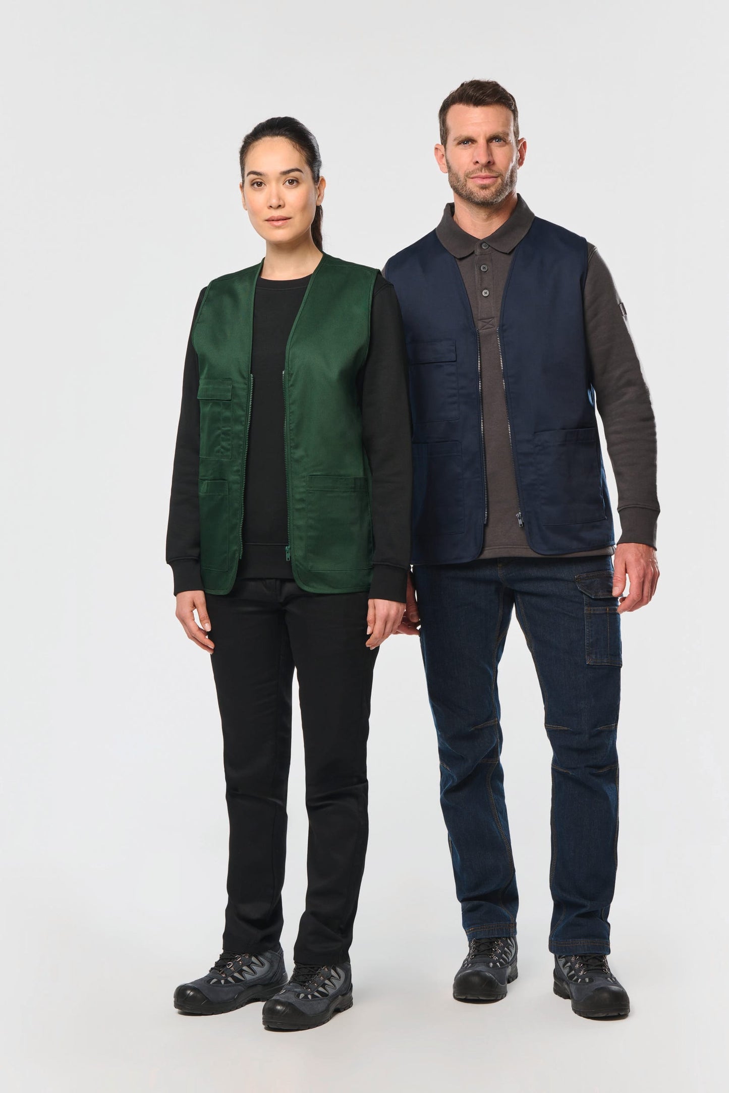 Chaleco polialgodón multibolsillos - Unisex