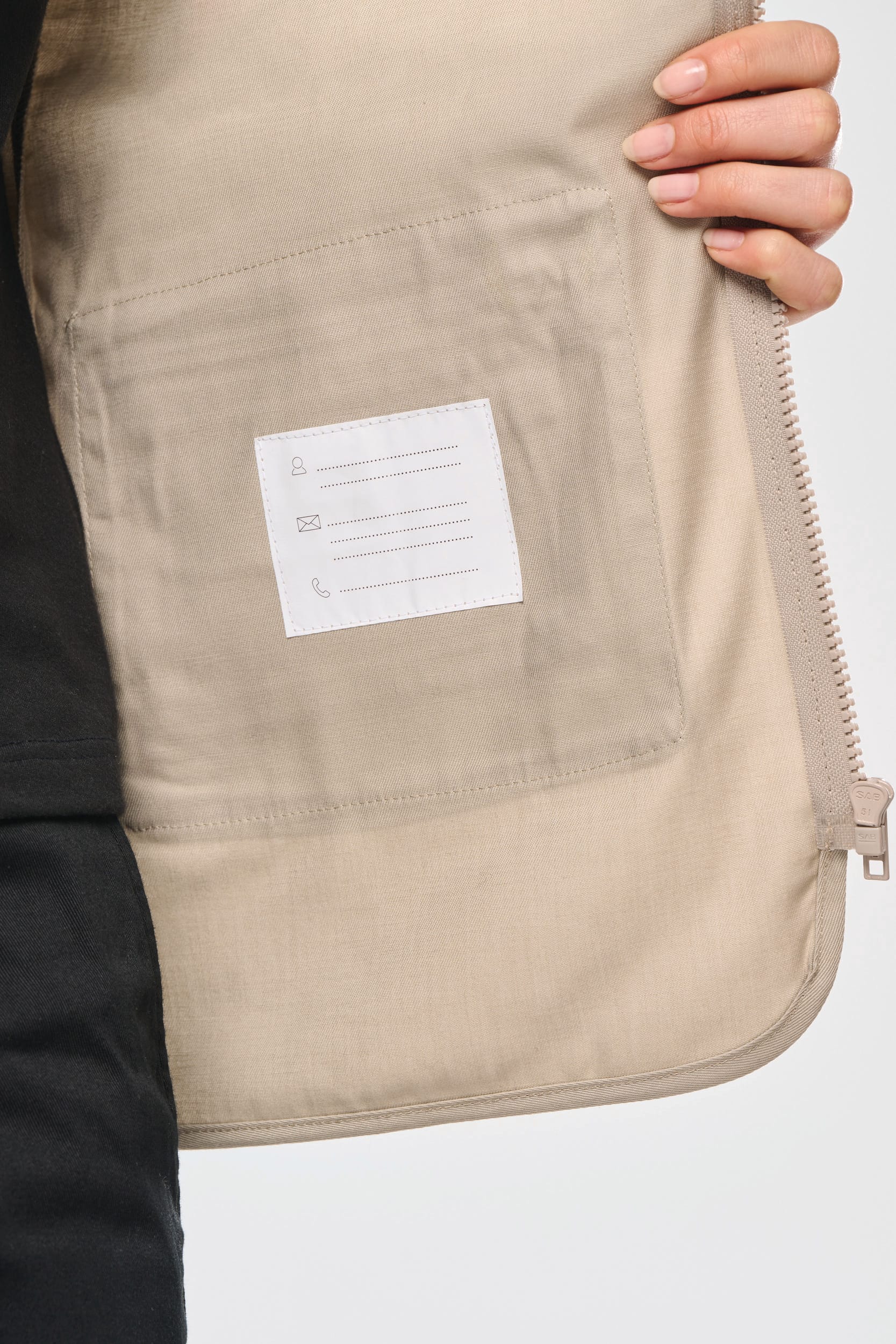 Chaleco polialgodón multibolsillos con forro  - Unisex