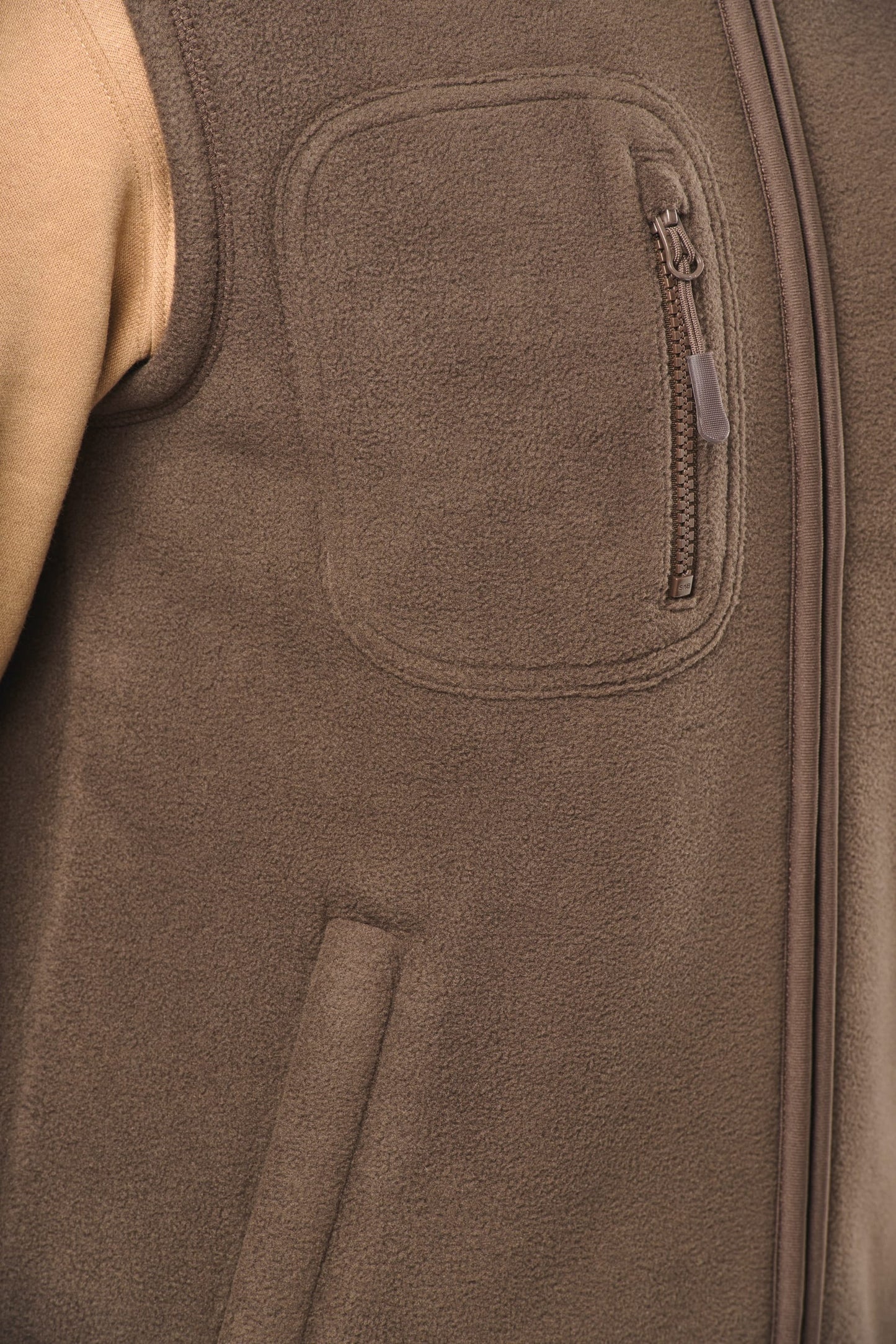 Chaleco polar con interior de sherpa unisex