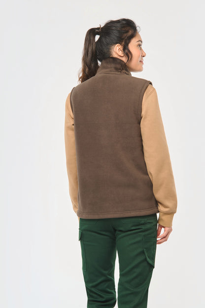 Chaleco polar con interior de sherpa unisex